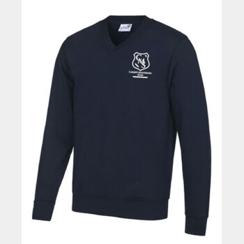 Cardiff Montessori High - V-Neck Sweatshirt Thumbnail